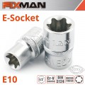 FIXMAN 1/2' DRIVE E-SOCKET 6 POINT E10